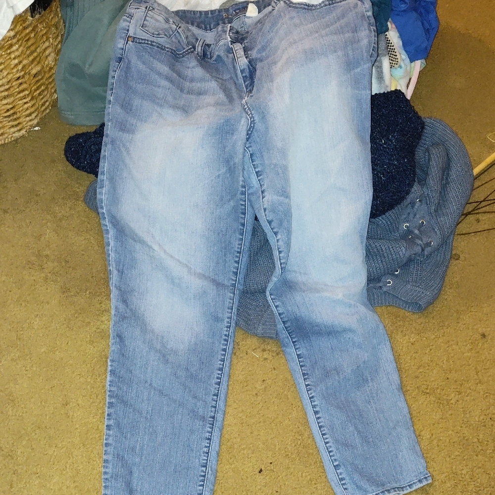 Chico's Classic Blue Straight Leg Jeans